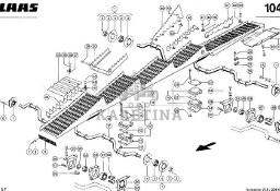 Claas Mega 208 218 350 270 Dominator 108 Wytrząsacz Klawisz Wytrząsacza 0006786510 00 0678 651 0