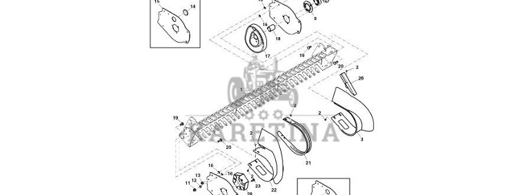 John Deere 960 - Rama główna DC212482 (Podbieracz)-1