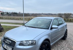 Audi A3 II (8P) zadbana audi a3 sportback 2007 160KM 1.8 tfsi