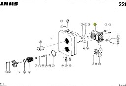 Claas Dominator 98 - zbiornik hydrauliki 0000888650