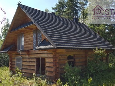 Dom z bali drewnianych pow. 140 m2 w lesie-1