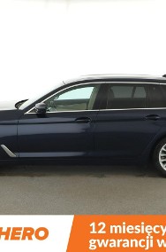 BMW SERIA 5 520d Automat Luxury Line Nawigacja Tempomat Skóra SmartKey Kamera LE-2