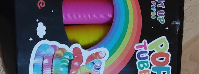 POP tube rurki sensoryczne świecące LED 12szt-1