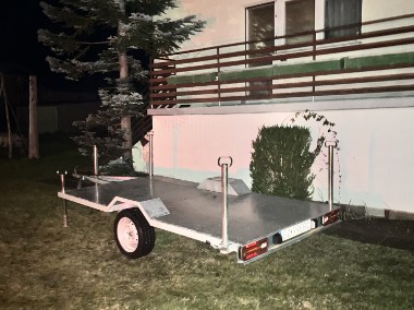 Mocna przyczepa platforma 306x160 750 DMC – kamper quad motocykl-1