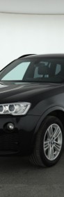 BMW X3 II (F25) , Salon Polska, Serwis ASO, 190 KM, Automat, Skóra, Navi,-3