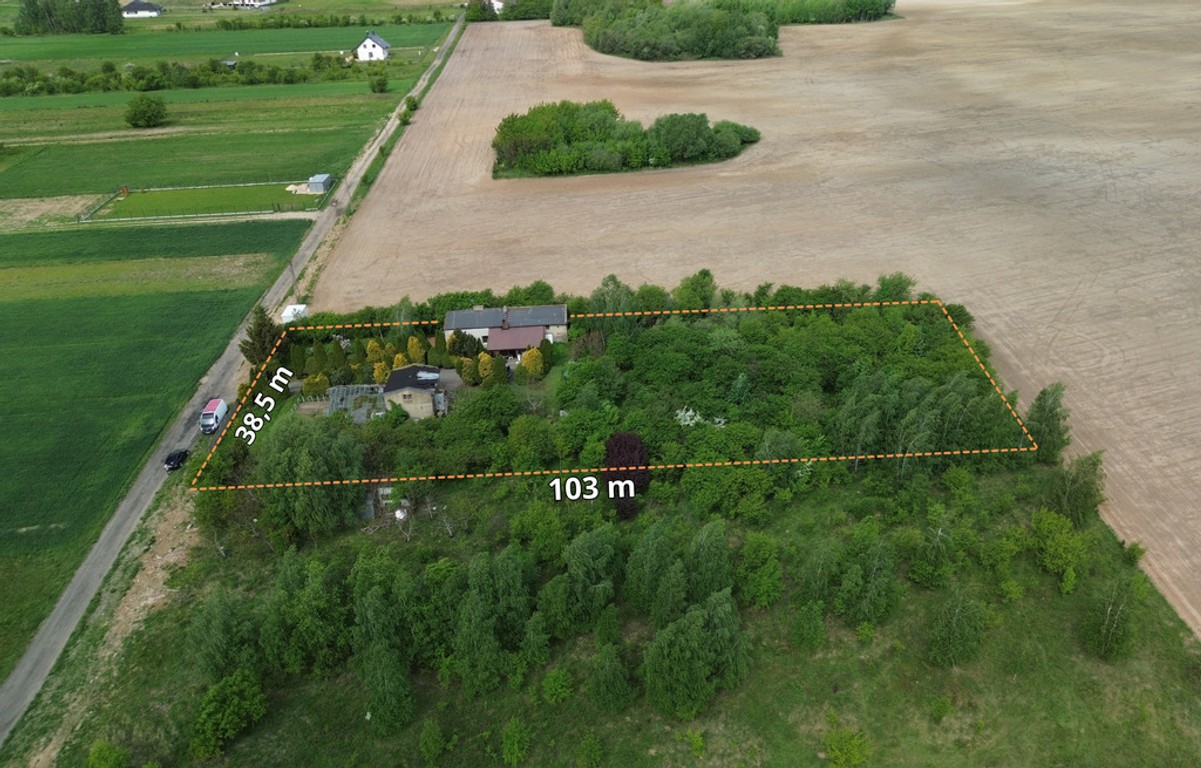 Teren inwestycyjny 4005 m² przy przy węźle S8 - Widok 3