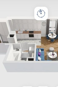 Funkcjonalne mieszkanie 2 pokojowe z balkonem - gotowe na 2024-2