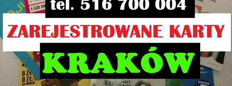 ZAREJESTROWANE KARTY SIM Kraków + czeskie karty SIM + zdalna rejestracja Kraków-1