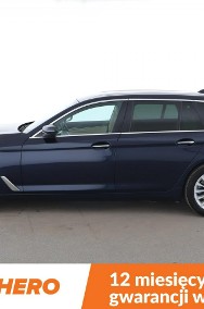 BMW SERIA 5 20d Automat Klimatronik Navi Tempomat Beżowa Skóra ElFotele Kamera P-2