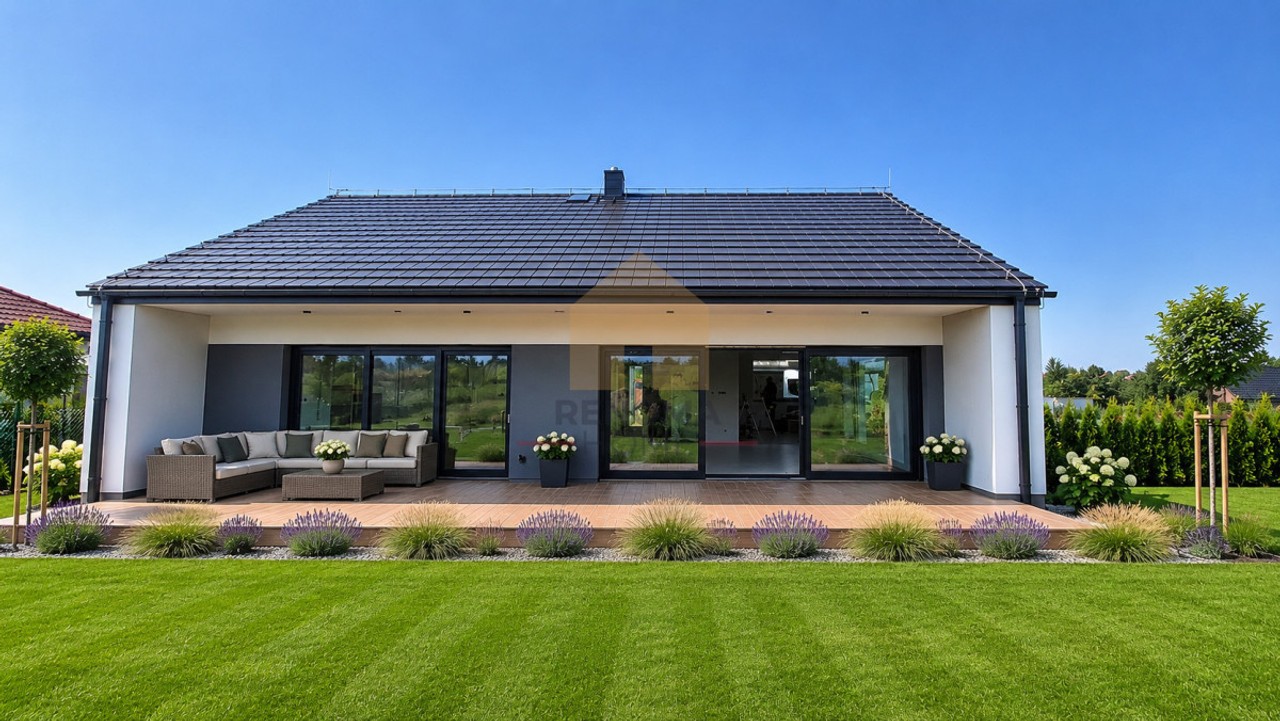 Nowoczesny Dom Parterowy | Duża Działka 1300 m2