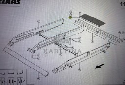 Grzebień Claas Mega 370-340 Nr kat. części 000 739 805 1 Nr kat. części 000 739 805 1