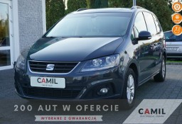 SEAT Alhambra II w automacie z jasnym wnętrzem i siedmioma miejscami, f-ra vat 23%,