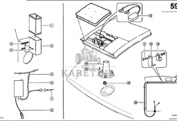Claas Lexion 580 KABEL 0000135911 (Odbiornik sat / antena sat)
