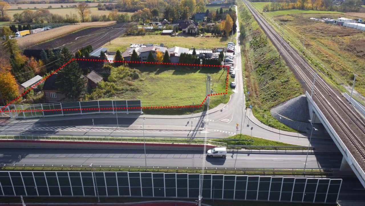 Działka usługowo mieszkaniowa 32ar Kraków ul. Igołomska Nowa Huta – pohled 4