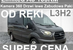 Ford Transit Limited 165KM Automat Drzwi Lede Kamera 360 Od ręki Super cena !
