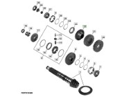 John Deere 7600 7700 7800 - koło zębate R94236 R158542