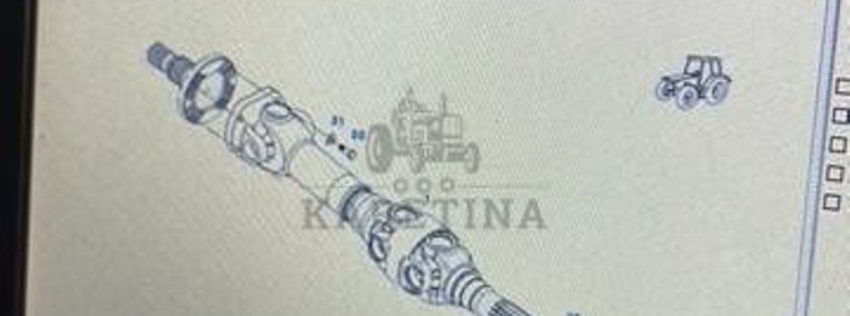 Fendt 930 , 933 , 936 , 939 Półoś-1