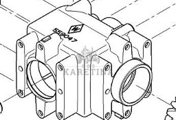 CLAAS Orbis 450 Obudowa Przekładni Głównej Przekładnia CZĘŚCI 0001502750 00 0150 275 0