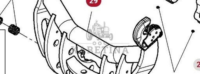 Valtra S274 S294 S324 S394 Massey Ferguson 8736 8737 Ramię Podnośnika 4274872M92-1