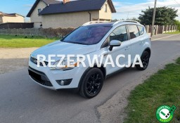 Ford Kuga I 2.0 TDCI Titanium / Biała perła / Panorama / Navi / Skóra / 2x PDC