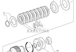 New Holland T6010 T6090 T7230 Piasta 5193227