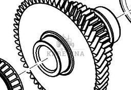 John Deere 8130 8230 8330 8430 8530 Bieg Koło Zębate Skrzyni Biegów IVT CZĘŚĆI RE235013