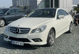 Mercedes-Benz Klasa E W212 3.5 V6 306KM 2010r. 187 tys. km. coupe, RWD, pakiet AMG