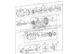 John Deere 960 - Jarzmo przegubu uniwersal. DC212916 (Układ napędowy)