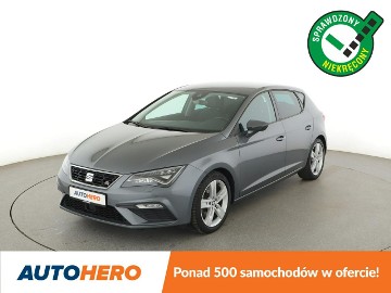 SEAT Leon III 2.0 TDI Automat FR Nawigacja Tempomat Aktywny Grzane Fotele Full LED