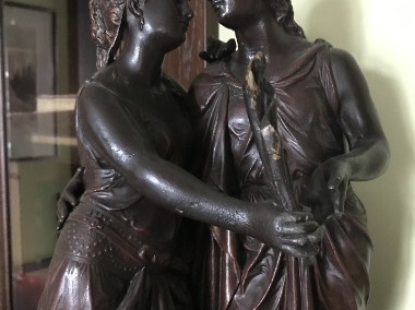 UNIKAT -> Rzeźba z cynkalu Francja XIX w.-1