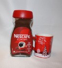 Kawa rozpuszczalna Nescafe classic 200g + kubek czerwony zimowy Boże Narodzenie