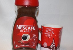 Kawa rozpuszczalna Nescafe classic 200g + kubek czerwony zimowy Boże Narodzenie