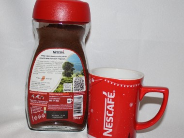 Kawa rozpuszczalna Nescafe classic 200g + kubek czerwony zimowy Boże Narodzenie-2