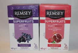 Remsey herbata owocowa Superfruits - aronia jagoda acai oraz malina granat 20 t.