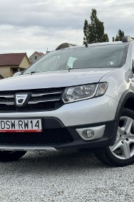 Dacia Sandero II 0.9 tCe 90KM z Niemiec, Serwisowany, ZADBANY stan! STEPWAY, 2 kpl. k-2