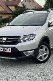 Dacia Sandero II 0.9 tCe 90KM z Niemiec, Serwisowany, ZADBANY stan! STEPWAY, 2 kpl. k-2