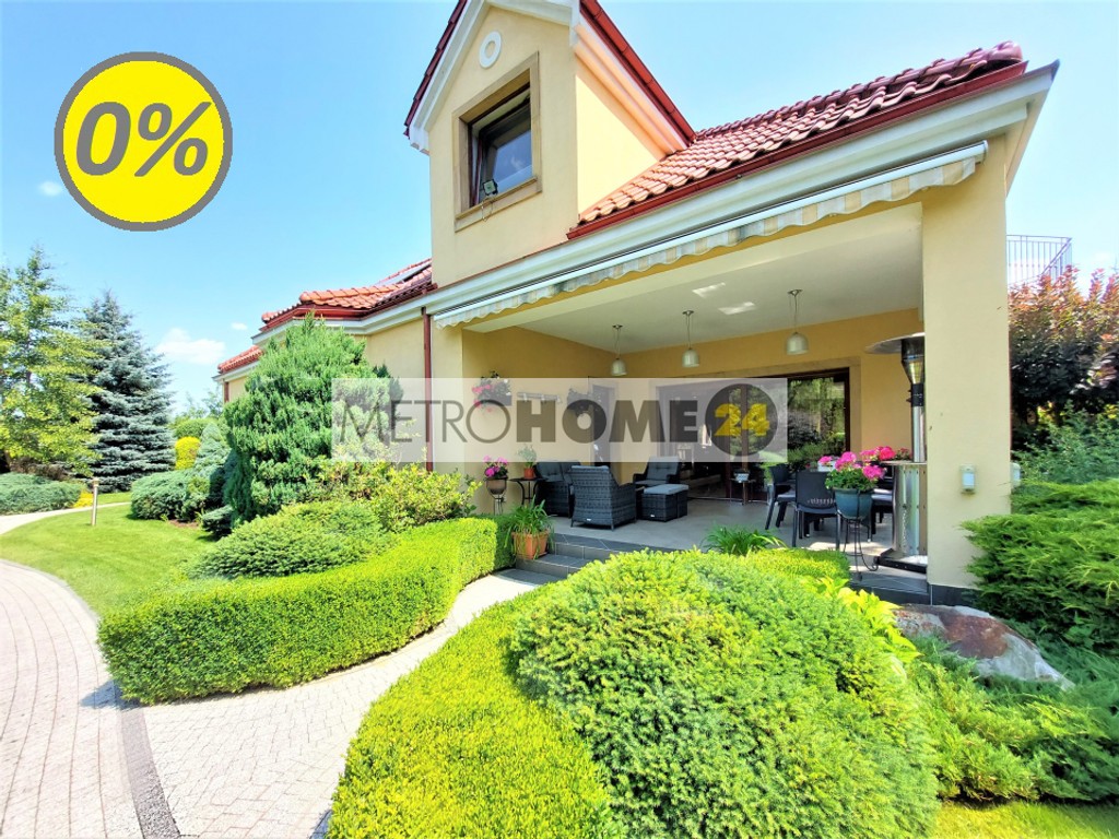 0% Prowizji - Wolnostojący ekskluzywny dom na pięknej działce 1500m2