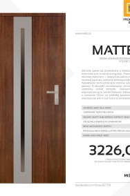 Drzwi zewnętrzne stalowe SETTO model MATTEO 92-2