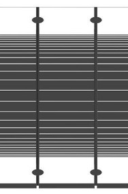 vidaXL Składany parawan nawannowy, 3 panele, 130x130 cm, ESG, czarny-3