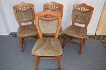krzesła dębowe - jak nowe 