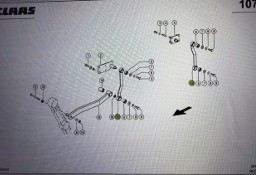 Dżwignia Kierująca Claas Mega 370-340 Nr kat. części prawa 000 542 208 0