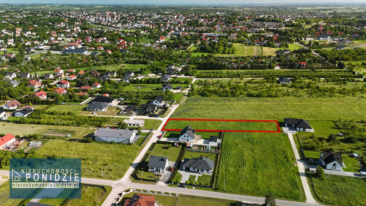 Działka budowlana 25ar Busko-Zdrój – pohled 2