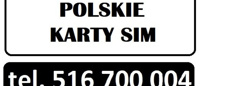 Zarejestrowane karty SIM polskie startery telefoniczne zestawy startowe Radom-1