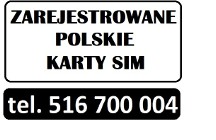 Zarejestrowane karty SIM polskie startery telefoniczne zestawy startowe Radom