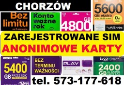 Sprawne karty SIM startery polskie zarejestrowane rejestracja karty SIM Chorzów