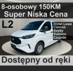 Ford Transit Custom 8-osobowy 150KM Kamera Ciemne Szyby Czujniki od ręki ! Niska Cena !