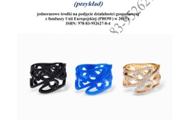 BIZNESPLAN druk 3D (projekt i wykonanie modelu 3D biżuterii) 2019 (przykład)