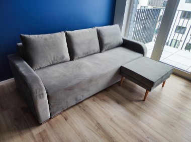 Sofa/kanapa z funkcją spania i pojemnikiem na pościel, szerokość 230 cm-1