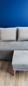 Sofa/kanapa z funkcją spania i pojemnikiem na pościel, szerokość 230 cm-3