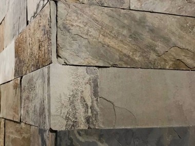 Płytki Łupek California Brick kamień naturalny 30x15x0,8-1,3 cm- Elewacja, Dom-1